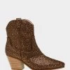 DIVA BROWN -Betsey Johnson BETSEYJOHNSON BOOTIES SB DIVA BROWN SIDE