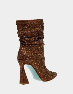 MAC BROWN -Betsey Johnson BETSEYJOHNSON BOOTIES TS99120 BROWN ALT1