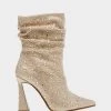 MAC GOLD 2 MAC GOLD -Betsey Johnson BETSEYJOHNSON BOOTIES TS99120 GOLD SIDE