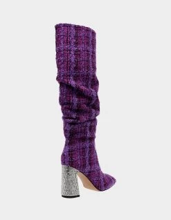 DECLAAN PURPLE MULTI -Betsey Johnson BETSEYJOHNSON BOOTS LIZAH WHEAR 002 PURPLE ALT1