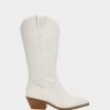 DALAS IVORY -Betsey Johnson BETSEYJOHNSON BOOTS SB DALAS IVORY SIDE