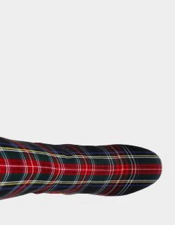 VALERIA BLACK PLAID -Betsey Johnson BETSEYJOHNSON BOOTS VALERIA BLACK PLAID TOP