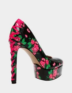 BONNEE BLACK MULTI -Betsey Johnson BETSEYJOHNSON DRESS BONNEEBLACKMULTI ALT1