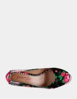 BONNEE BLACK MULTI -Betsey Johnson BETSEYJOHNSON DRESS BONNEEBLACKMULTI TOP