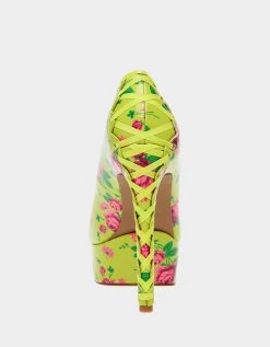 BONNEE CITRON -Betsey Johnson BETSEYJOHNSON DRESS BONNEECITRONMULTI BACK