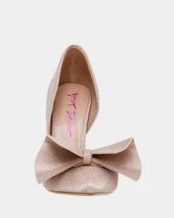 NOBBLE CHAMPAGNE -Betsey Johnson BETSEYJOHNSON DRESS NOBBLE CHAMPAGNE FRONT 1