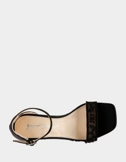 IVAN BLACK -Betsey Johnson BETSEYJOHNSON SANDALS 22185 3 BLACK TOP