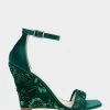 IVAN EMERALD 1 IVAN EMERALD -Betsey Johnson BETSEYJOHNSON SANDALS 22185 3 EMERALD SIDE