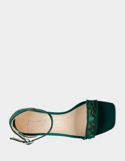 IVAN EMERALD -Betsey Johnson BETSEYJOHNSON SANDALS 22185 3 EMERALD TOP
