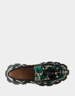 ALEAH GREEN MULTI -Betsey Johnson BETSEYJOHNSON SANDALS ALEAH GREEN MULTI TOP