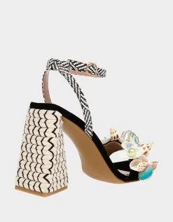 ANCKOR BLACK MULTI -Betsey Johnson BETSEYJOHNSON SANDALS ANCKORBLACKMULTI ALT1