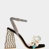 ANCKOR BLACK MULTI -Betsey Johnson BETSEYJOHNSON SANDALS ANCKORBLACKMULTI SIDE