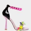 CLOONEY PINK MULTI -Betsey Johnson BETSEYJOHNSON SANDALS CLOONEYPINKMULTI SIDE