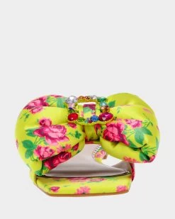 DAISYY-G CITRON -Betsey Johnson BETSEYJOHNSON SANDALS DAISYY GCITRONMULTI FRONT