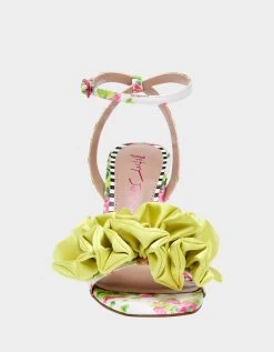 ELMIRA WHITE MULTI 10 ELMIRA WHITE MULTI -Betsey Johnson BETSEYJOHNSON SANDALS ELMIRA WHITE MULTI FRONT