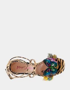 EVERLEE LEOPARD MULTI 13 EVERLEE LEOPARD MULTI -Betsey Johnson BETSEYJOHNSON SANDALS EVERLEELEOPARDMULTI TOP