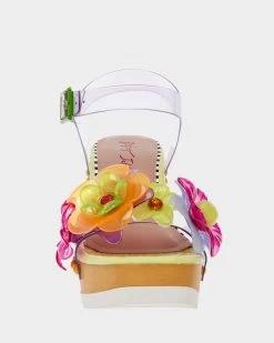 FLORYN PURPLE -Betsey Johnson BETSEYJOHNSON SANDALS FLORYNLTPURPLE FRONT