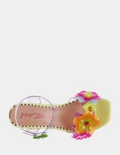 FLORYN PURPLE -Betsey Johnson BETSEYJOHNSON SANDALS FLORYNLTPURPLE TOP 1