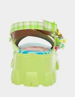 FRANKEE GREEN MULTI -Betsey Johnson BETSEYJOHNSON SANDALS FRANKEEGREENMULTI BACK