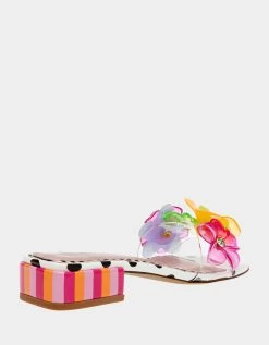 JOURNI BLACK/WHITE POLKA -Betsey Johnson BETSEYJOHNSON SANDALS JOURNIPOLKADOT ALT1