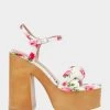 MANDEE WHITE MULTI -Betsey Johnson BETSEYJOHNSON SANDALS MANDEEWHITEMULTI SIDE
