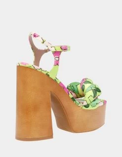 MANDEE YELLOW MULTI -Betsey Johnson BETSEYJOHNSON SANDALS MANDEEYELLOWMULTI ALT1