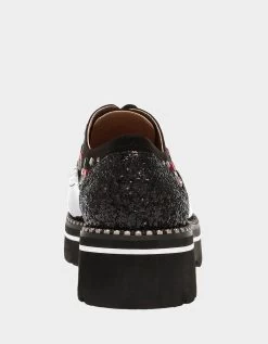 PIXXY BLACK MULTI -Betsey Johnson BETSEYJOHNSON SANDALS PIXXY BLACK MULTI BACK