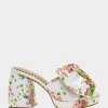 POSSIE WHITE MULTI -Betsey Johnson BETSEYJOHNSON SANDALS POSSIEWHITEMULTI SIDE