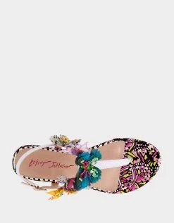 PRILLA LILAC -Betsey Johnson BETSEYJOHNSON SANDALS PRILLALILACMULTI TOP