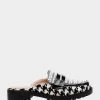 RONIN BLACK/WHITE 1 RONIN BLACK/WHITE -Betsey Johnson BETSEYJOHNSON SANDALS RONIN HOUNDSTOOTH SIDE