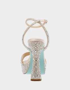 SB-BETH CHAMPAGNE -Betsey Johnson BETSEYJOHNSON SANDALS SB BETH CHAMPAGNE BACK