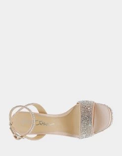 SB-BETH CHAMPAGNE -Betsey Johnson BETSEYJOHNSON SANDALS SB BETH CHAMPAGNE TOP