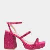 DENNI FUCHSIA -Betsey Johnson BETSEYJOHNSON SANDALS SB DENNI FUCHSIA.SIDE 1