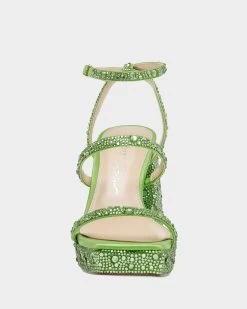 DENNI LIME -Betsey Johnson BETSEYJOHNSON SANDALS SB DENNI LIME FRONT 1