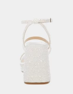 DENNI IVORY -Betsey Johnson BETSEYJOHNSON SANDALS SB DENNI PEARL BACK 1
