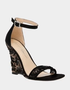 IVAN BLACK -Betsey Johnson BETSEYJOHNSON SANDALS SB IVAN BLACK BLACK