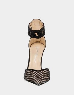 JAD BLACK 11 JAD BLACK -Betsey Johnson BETSEYJOHNSON SANDALS SB JAD BLACK FRONT