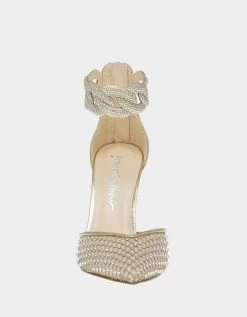 JAD GOLD -Betsey Johnson BETSEYJOHNSON SANDALS SB JAD GOLD FRONT