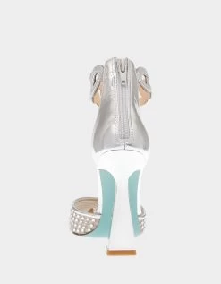 JAD SILVER -Betsey Johnson BETSEYJOHNSON SANDALS SB JAD SILVER BACK