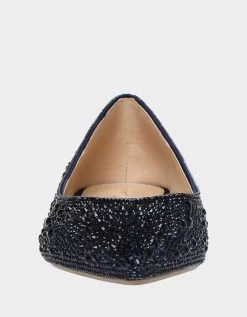 SB-JUDE NAVY -Betsey Johnson BETSEYJOHNSON SANDALS SB JUDE NAVY FRONT