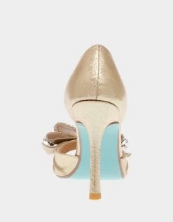 LANDN GOLD -Betsey Johnson BETSEYJOHNSON SANDALS SB LANDN GOLD BACK