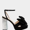 MADDY BLACK -Betsey Johnson BETSEYJOHNSON SANDALS SB MADDY BLACK SIDE