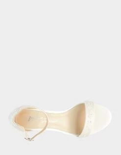 MARI IVORY -Betsey Johnson BETSEYJOHNSON SANDALS SB MARI WHITE IVORY TOP