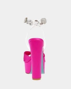 MASON FUCHSIA -Betsey Johnson BETSEYJOHNSON SANDALS SB MASONFUCHSIA BACK