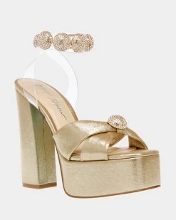MASON GOLD 14 MASON GOLD -Betsey Johnson BETSEYJOHNSON SANDALS SB MASONGOLD