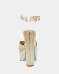 MASON GOLD 17 MASON GOLD -Betsey Johnson BETSEYJOHNSON SANDALS SB MASONGOLD BACK