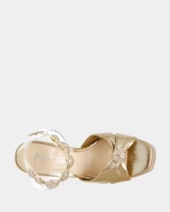 MASON GOLD 18 MASON GOLD -Betsey Johnson BETSEYJOHNSON SANDALS SB MASONGOLD TOP