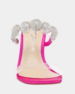 TROY FUCHSIA -Betsey Johnson BETSEYJOHNSON SANDALS SB TROYFUCHSIA FRONT