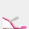 TROY FUCHSIA -Betsey Johnson BETSEYJOHNSON SANDALS SB TROYFUCHSIA SIDE