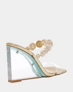 TROY GOLD -Betsey Johnson BETSEYJOHNSON SANDALS SB TROYGOLD ALT1